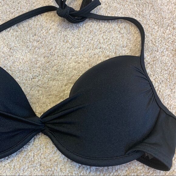 Victoria's SECRET black 
Twist Swim bikini Top Sz 34B🔥 - Picture 4 of 8